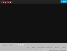 Tablet Screenshot of imetco.com